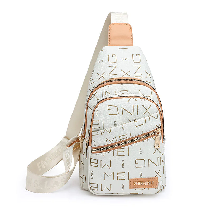 Urban Crossbody Bag with Fashion Prints