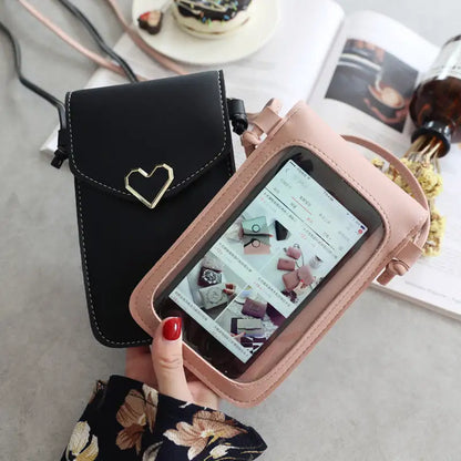 Crossbody Touch Screen Phone Carrier