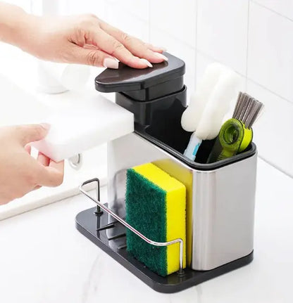 Soap Dispenser w/ Built-in Rack