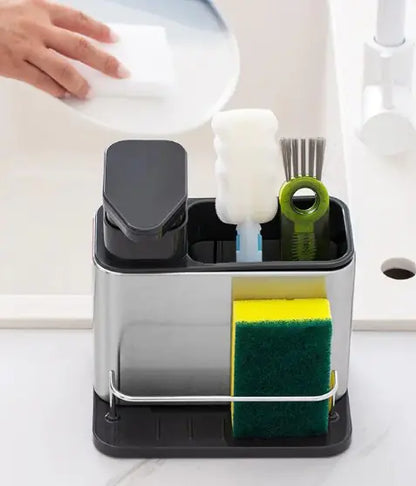 Soap Dispenser w/ Built-in Rack