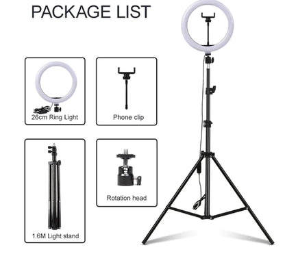 Tripod With Led Ring Light