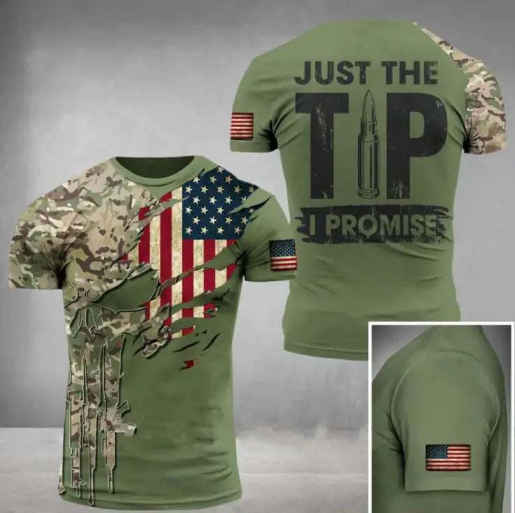 Military Printed 3dT-Shirt