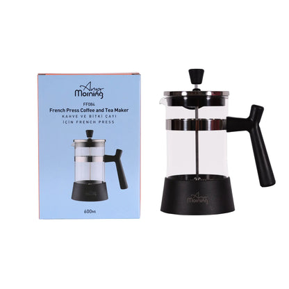 French Press Coffee Tea Maker 600ml