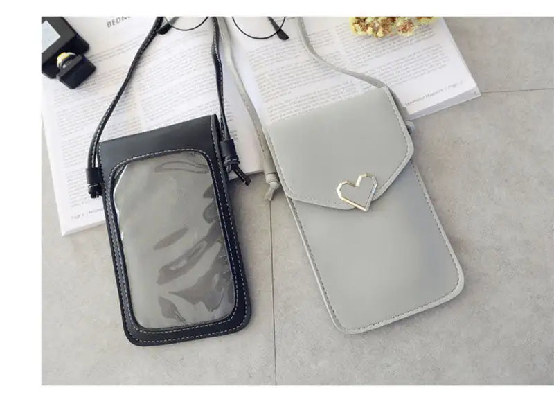 Crossbody Touch Screen Phone Carrier