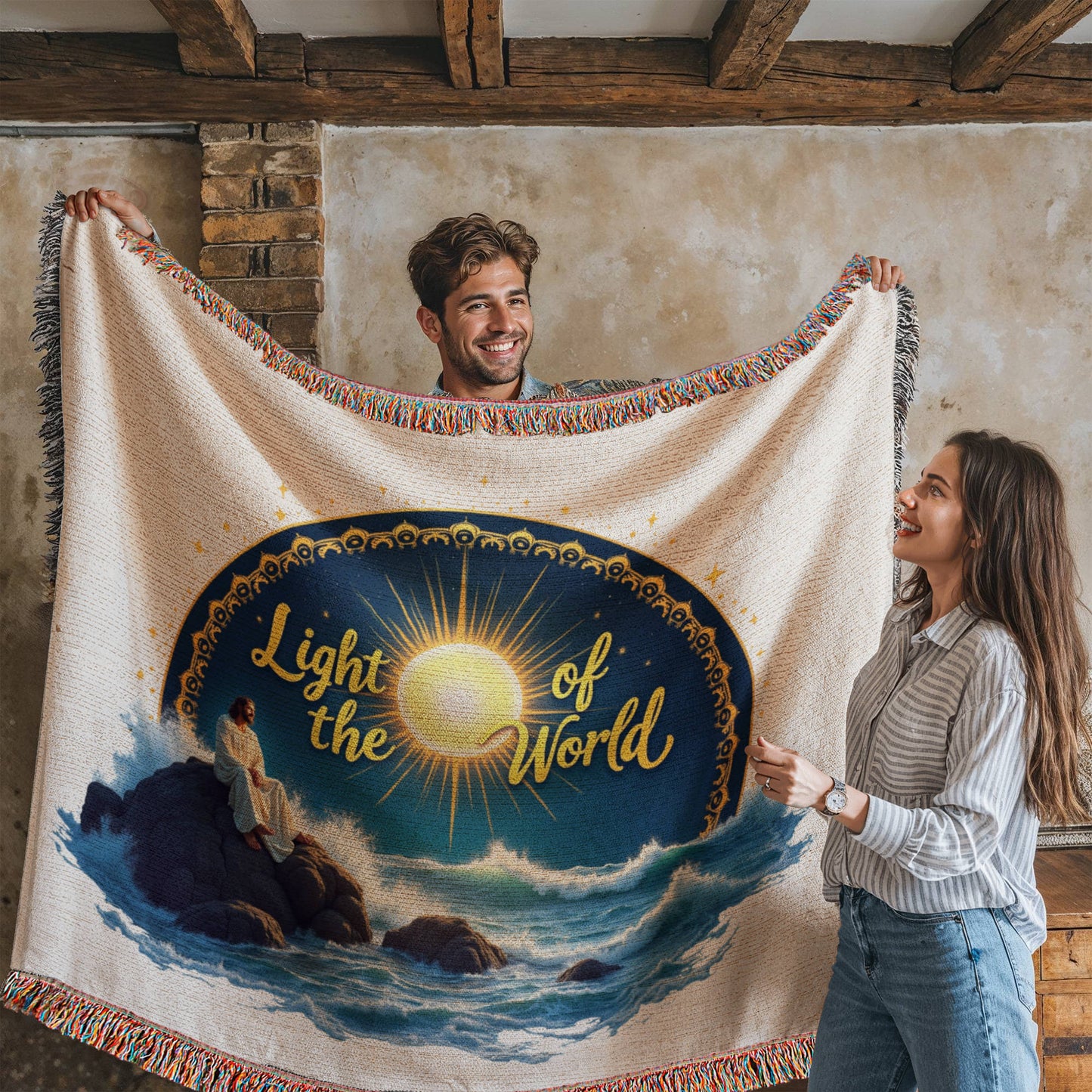 Light of the World - Heirloom Woven Blanket