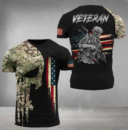 Military Printed 3dT-Shirt