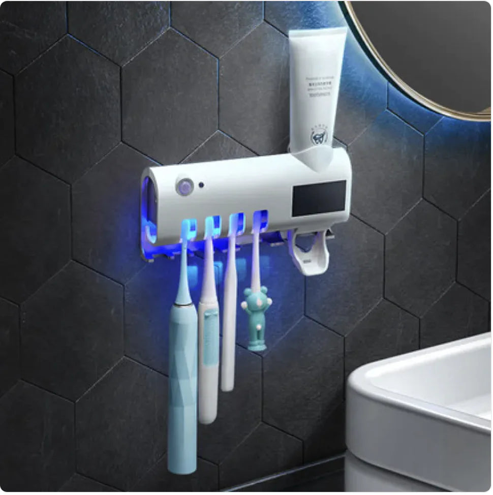 UV Smart Toothbrush Sanitizer & Holder