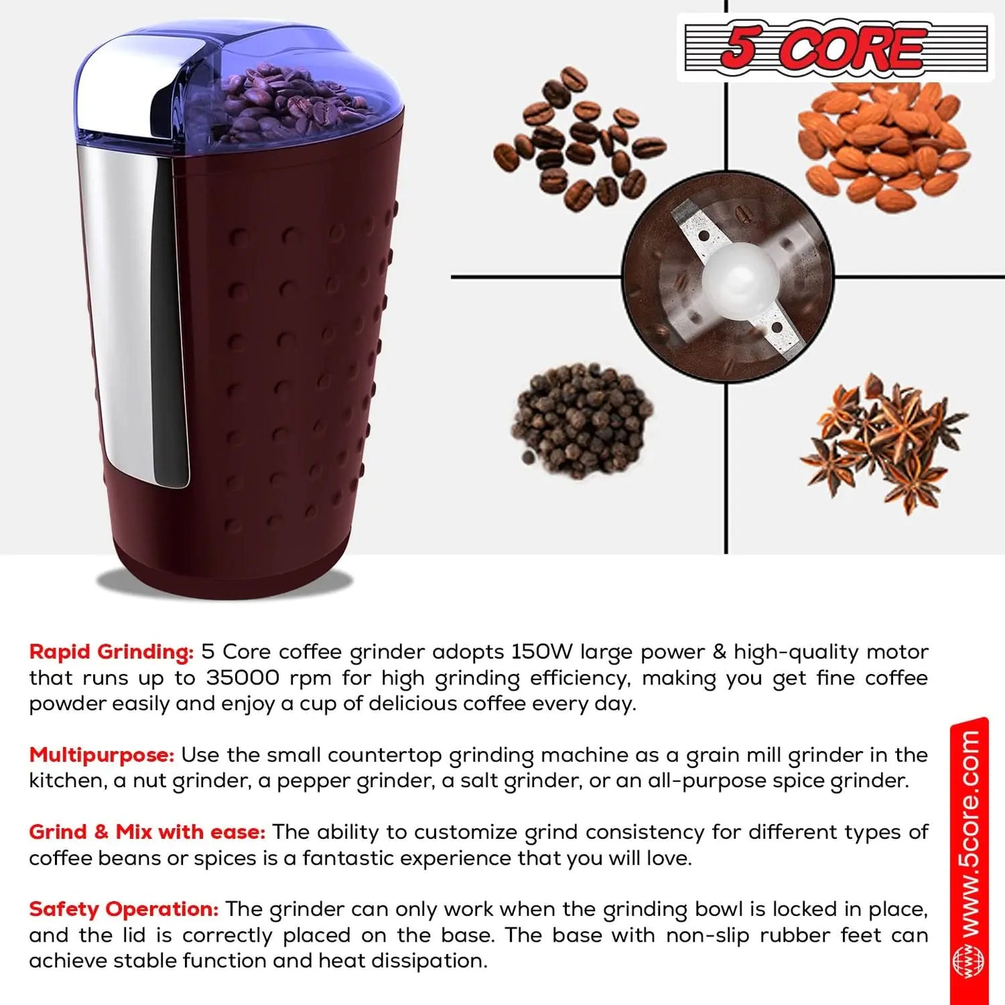 Coffee Grinder Electric Spice Grinder