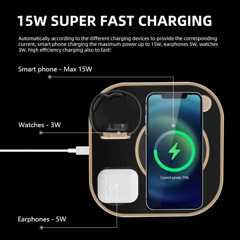 4-in-1 Wireless Charging Station