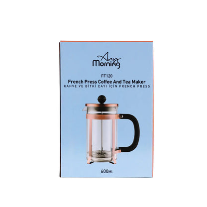 French Press Coffee Tea Maker 600ml