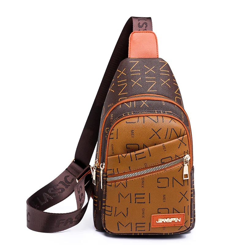 Urban Crossbody Bag with Fashion Prints