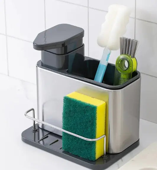 Soap Dispenser w/ Built-in Rack