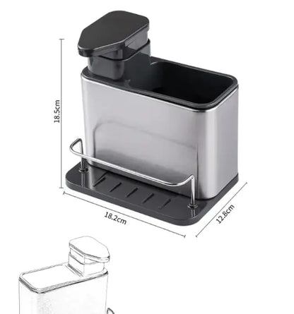 Soap Dispenser w/ Built-in Rack