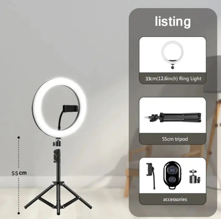 Tripod With Led Ring Light